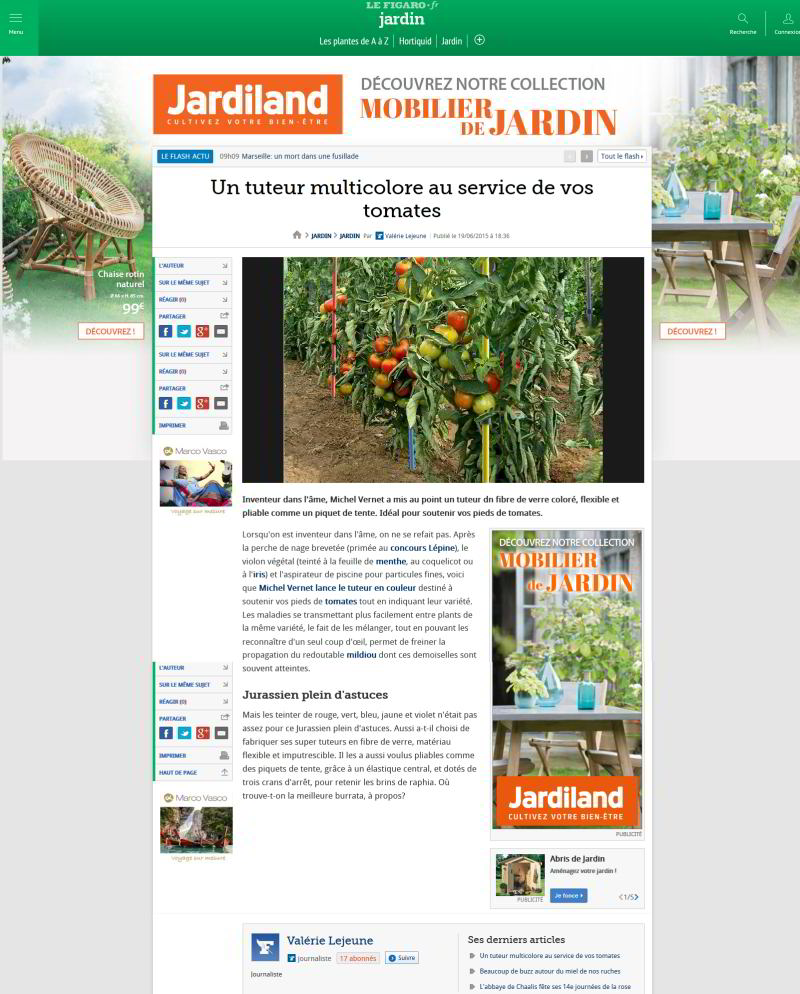 tuteurs de tomates Le Figaro