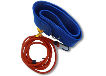 Elastique de nage sur place en statique ceinture harnais & tendeur.