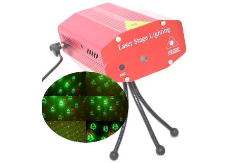 Laser de décoration de Noël sans fil avec pile batterie autonome.