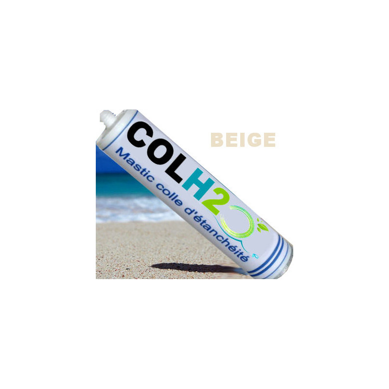 Colmater une fuite sur dalle ou maçonnerie ? Colh2o beige sable !