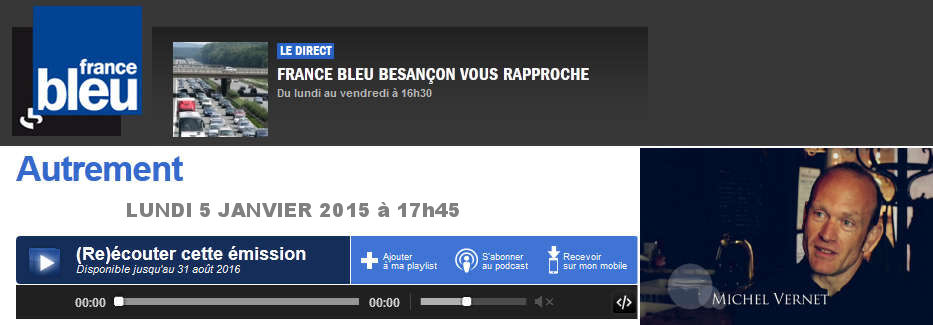 france bleu besançon émission AUTREMENT du 5 janvier 2015